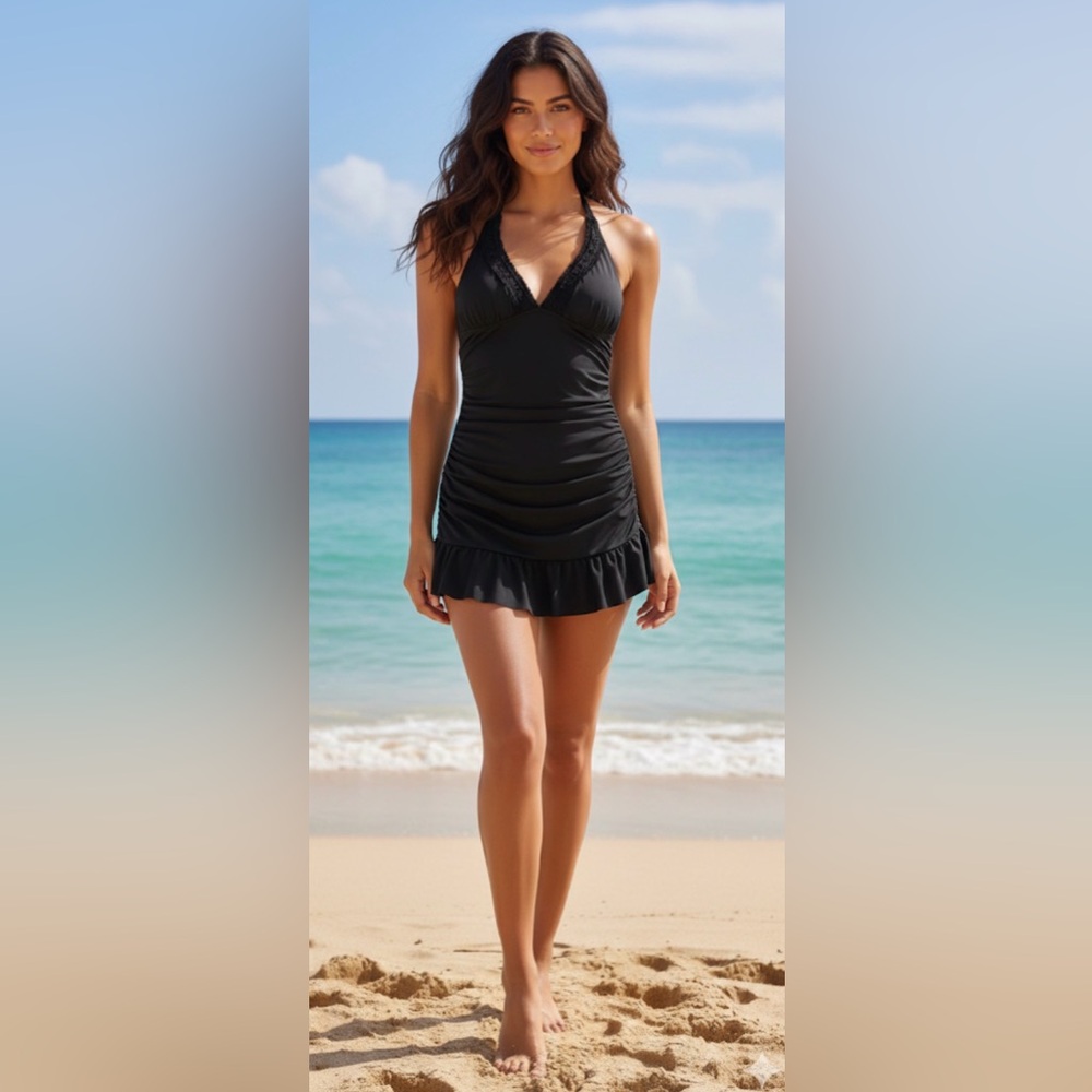 Kenneth Cole Reaction Black Swimsuit